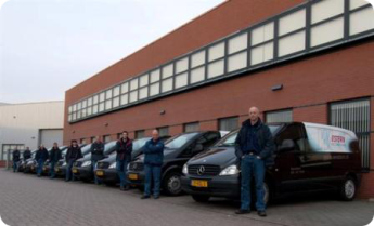 Servicebussen voor pand Western Airconditioning B.V.